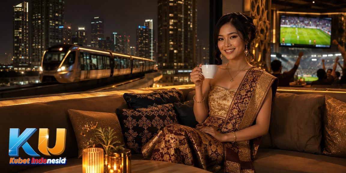 Seseorang membaca dokumen ketentuan platform taruhan sambil menikmati kopi di kafe Vietnam