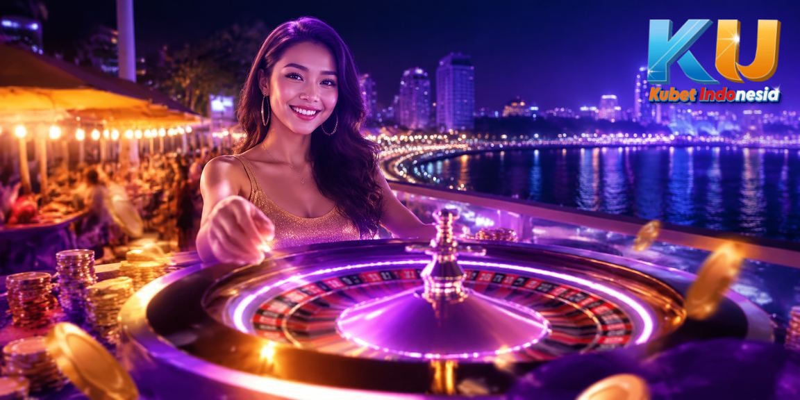 Tampilan layar neon menampilkan angka-angka odds dan statistik taruhan yang berwarna-warni